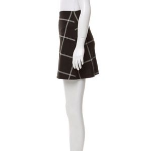 Reformation preppy plaid print mini skirt